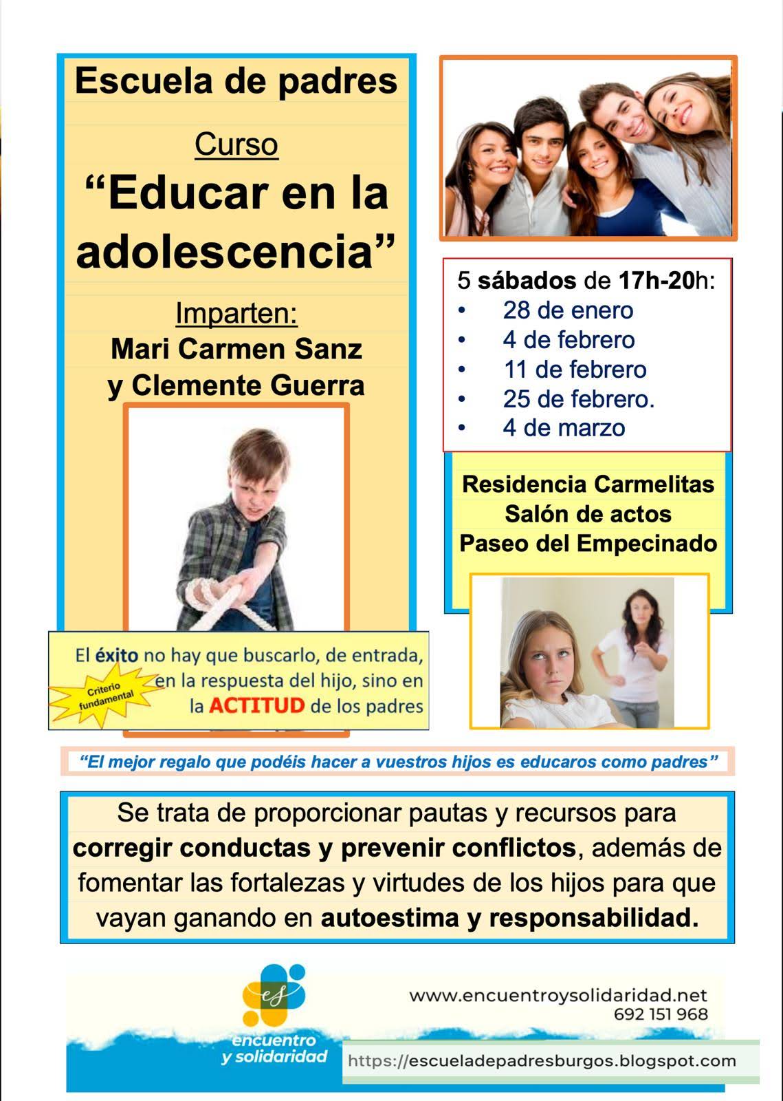 programa escuela de padres burgos