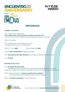 Programa Emaús 25 aniversario