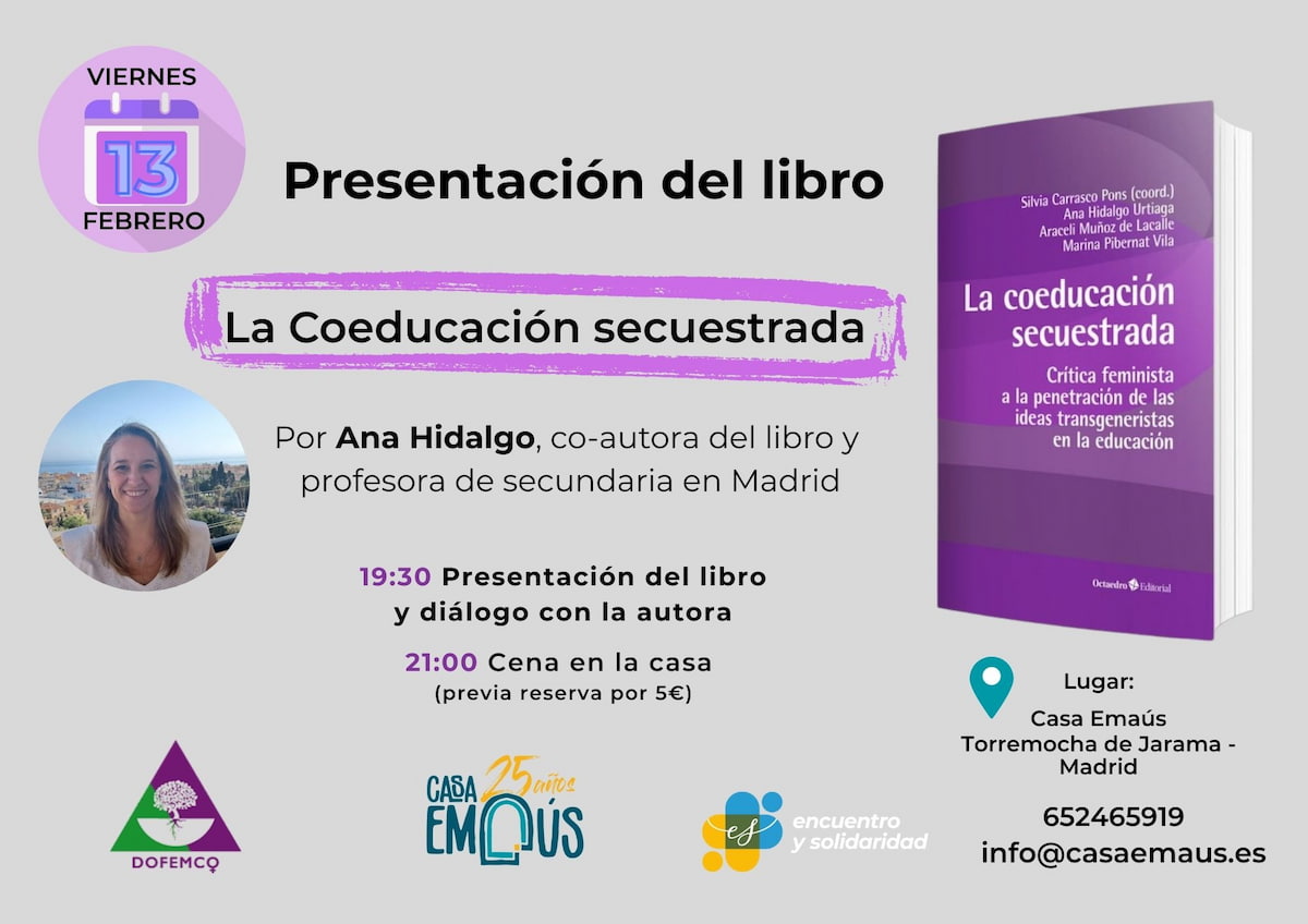 Cartel Coeducacion secuestrada