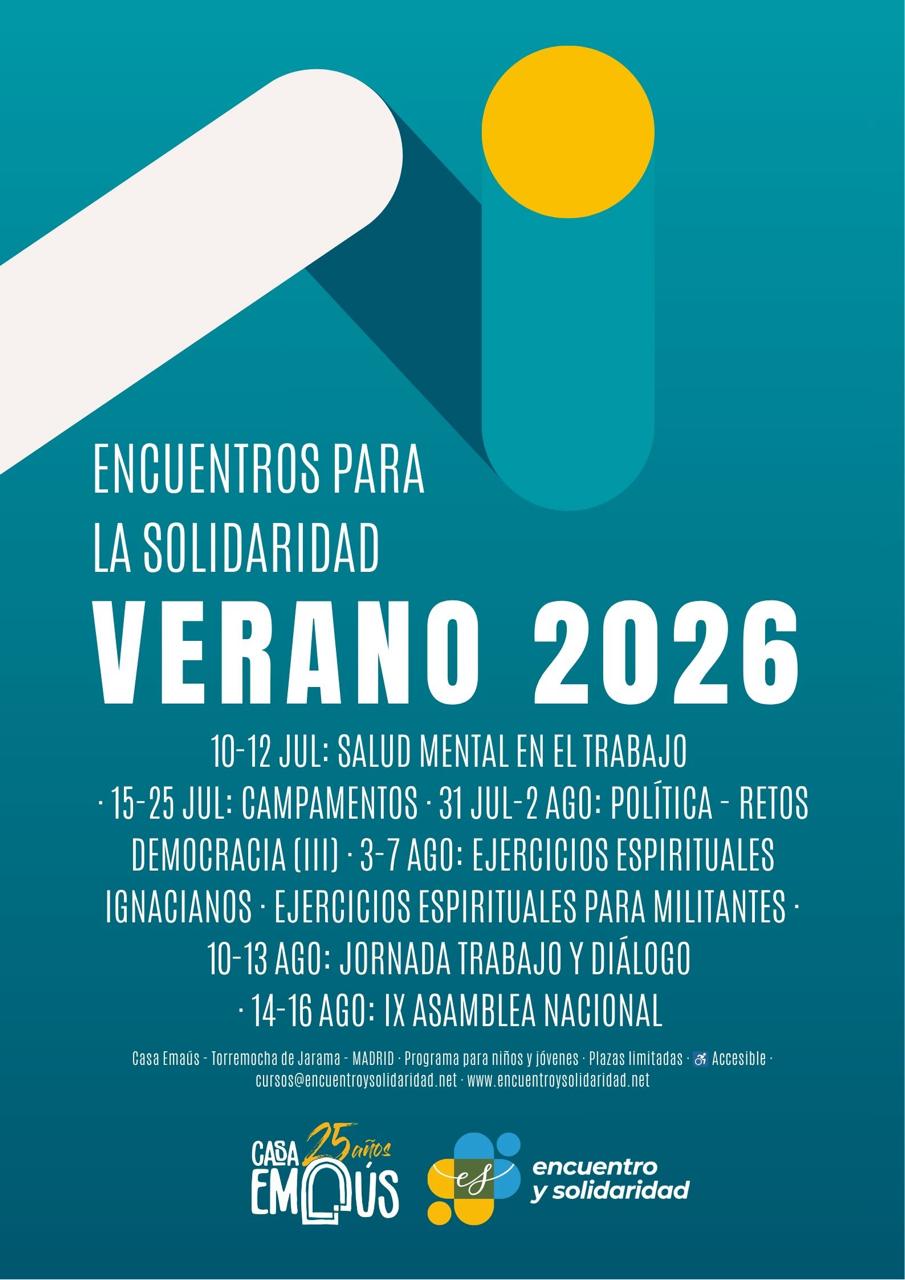 Cartel de los Encuentros para la solidaridad 2026