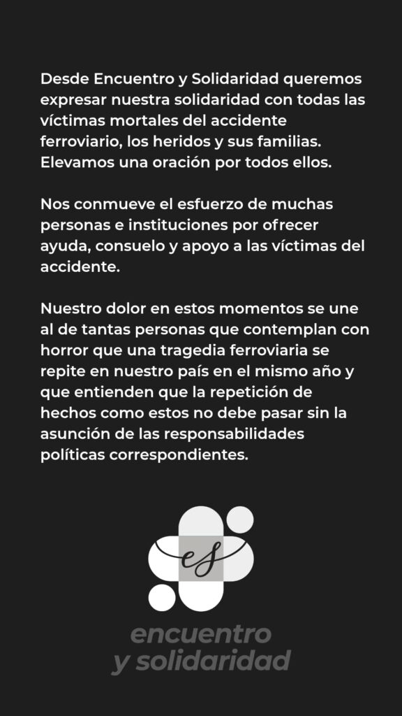 Comunicado EyS accidente de Urda